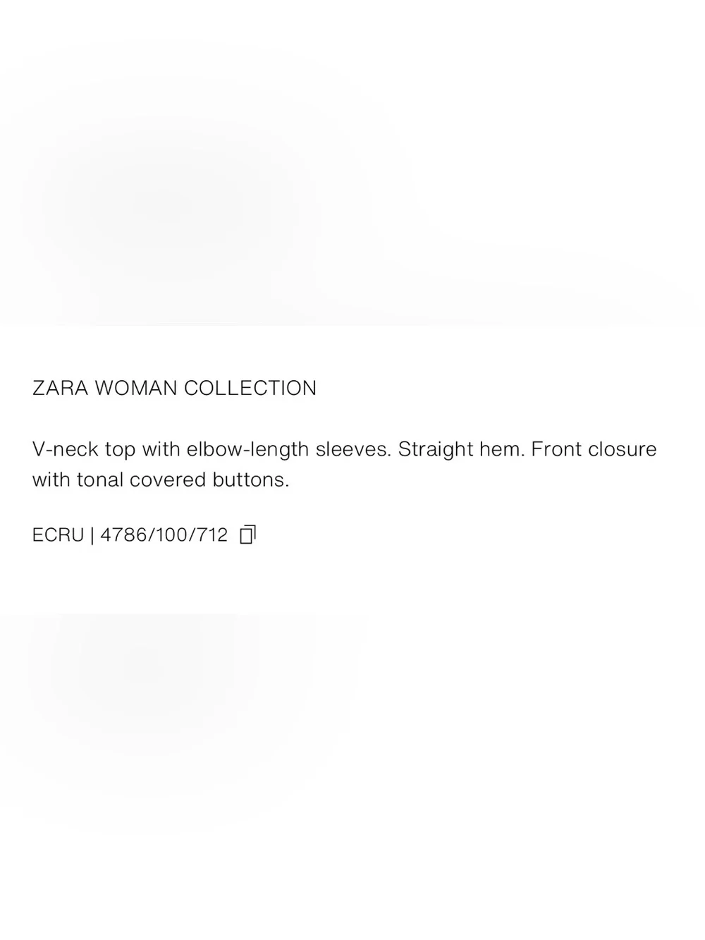 Zara zw collection